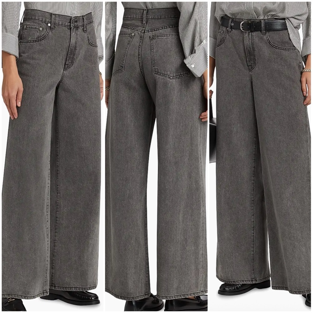 TWP Tiny Dancer Mid-Rise Wide-Leg Jeans